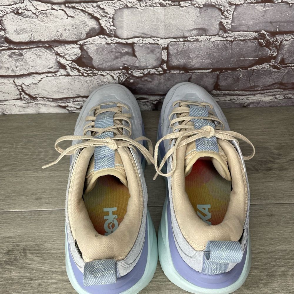 Hoka One One Kaha Low GORE-TEX Arctic Ice Purple Gym Shoes Men 11M US/45 1/3EU - Picture 6 of 16